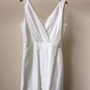 White Tahari A-line Dress